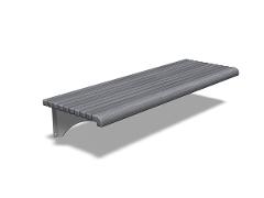BOULEVARD WALL BENCH