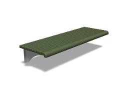 BOULEVARD WALL BENCH