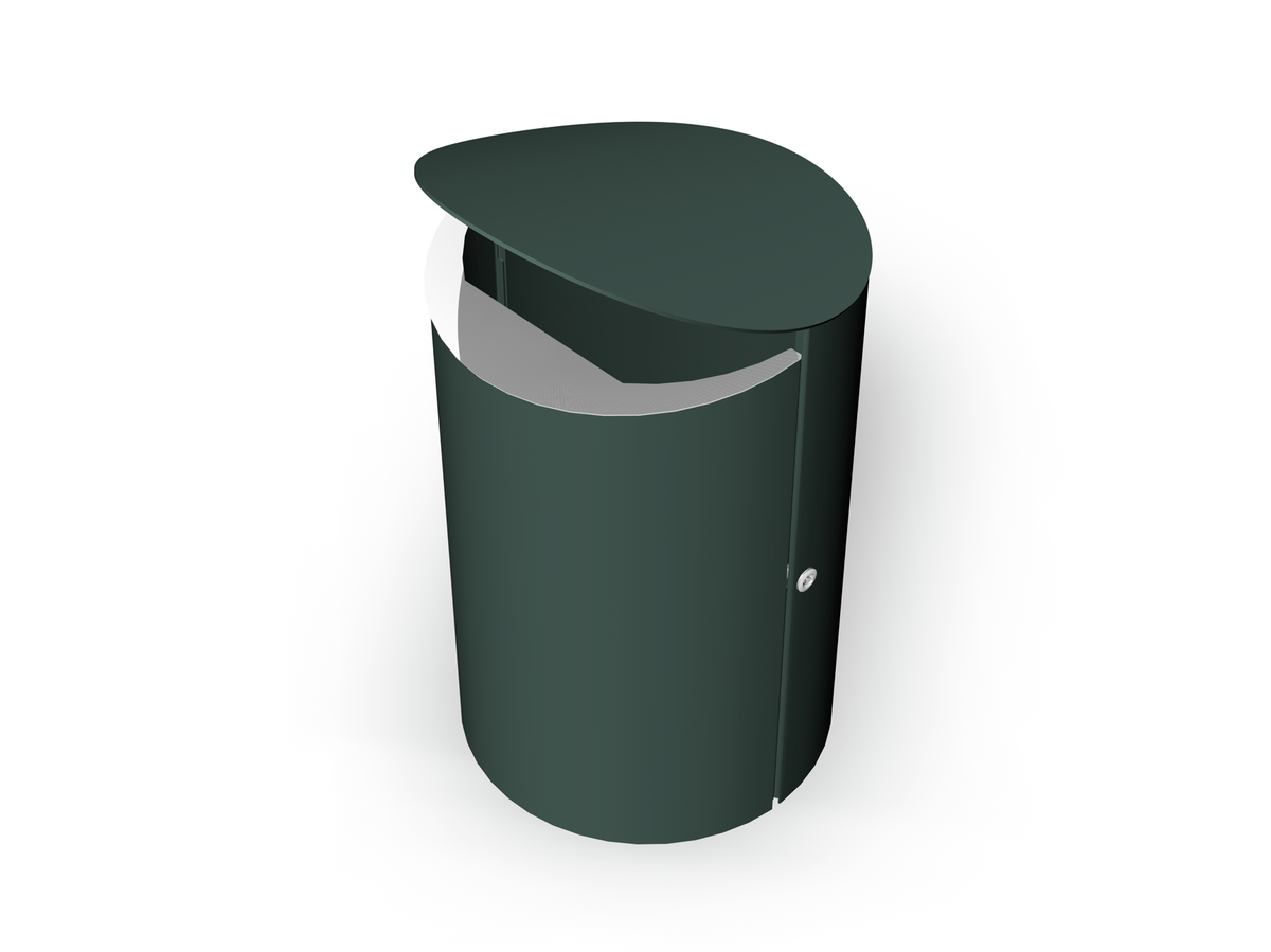 KITA 100 LITTER BIN GREEN RAL6012