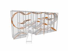 WALL-HOLLA 10 avec toboggan frontal