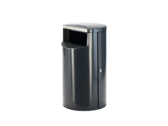 CT60 LITTER BIN GREY RAL7024