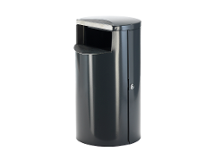 CT100 LITTER BIN GREY RAL7024