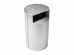 CT100 LITTER BIN STAINLESS STEEL