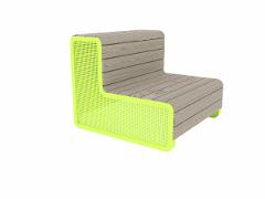 CHILLOUT SOFA, DEEP MOUNTING WITH FOUNDATION PLATES