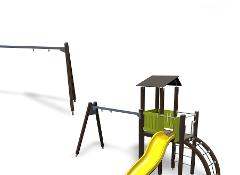 PLAY TOWER WITH SWING