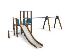 PLAY TOWER & SWING FOR TWO