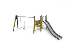 PLAY TOWER WITH SWING