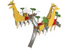 GIRAFFE WITH STAIRS