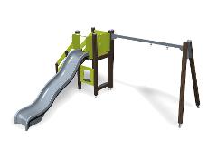 PLAY TOWER & SWING FOR ONE