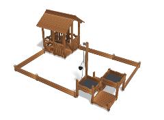 PLAY HOUSE AND SAND PLAY