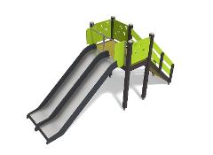 DOUBLE SLIDE TOWER