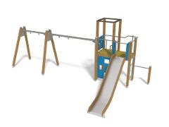 PLAY TOWER & SWING FOR TWO