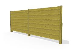 BALL WALL L= 4.9 M H= 2 M