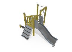 CLIMBING TOWER AND SLIDE