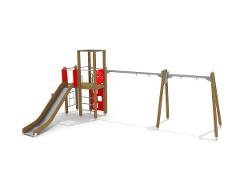 PLAY TOWER &SWING FOR 2