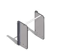 701553-705SP RAIL 80M SLIDE GREY