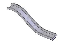 706450-604SP SLIDE ELEMENT +1470 GREY DEEP