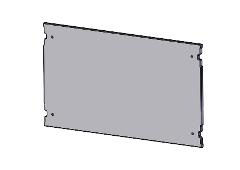 706461 PLATE 15x400x703 DARK GREY