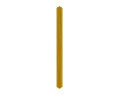 006826SP SWING POST,93x93x2650 YELLOW