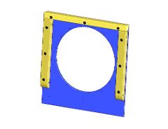 004911SP ENTRY PLATE 95x1100x1125 BLUE 120M