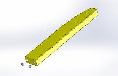 009904SP BEAM 895X145X70 YELLOW (009906)