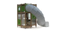 PLAY LABYRINTH & TUBE SLIDE