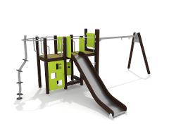 PLAY TOWER WITH SWING