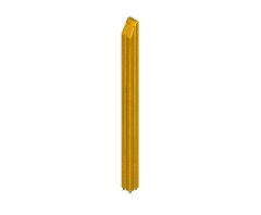 701474SP POST 95x95x1530 YELLOW (006800)