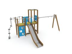PLAY TOWERS WITH SWING