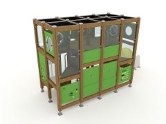 PLAY LABYRINTH & YELLOW TUBE SLIDE