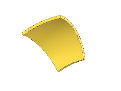 905813SP BASE MODULE BIG CURVED YELLOW