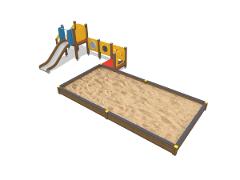 LISA SANDBOX AND SLIDE