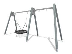 BIRD NEST SWING + SEAT FOR ONE (HIGH)