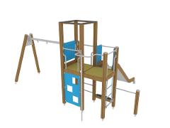 PLAY TOWER & SWING FOR ONE