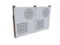 BALL WALL HPL L=2,4 H=1,5