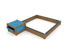 SANDBOX 2,5X2,5 WITH PLAYBOX