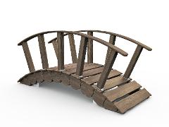 BRIDGE WITH TWO HANDRAILS