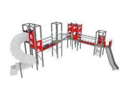 PLAY TOWERS & TUBE SLIDE