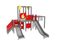 ACTIVITY TOWER ON FIRE