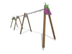 TWINFLOWER SWING FRAME FOR 6 HIGH