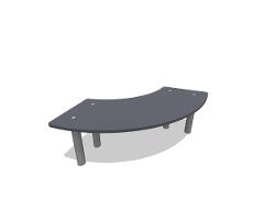 CURVED HPL BENCH