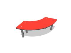 CURVED HPL BENCH