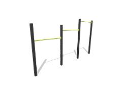 STEEL FITNESS PULL UP BAR FOR 3