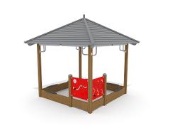 SANDBOX WITH ROOF