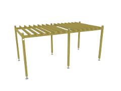 PERGOLA 2 SECTIONS 2,4X4,8