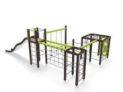 CLIMBING PLAY AND SLIDE