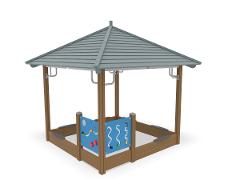 SANDBOX WITH ROOF