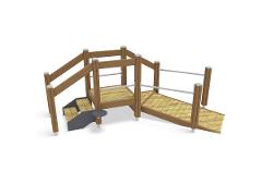 UP RAMP AND DOWN STEPS