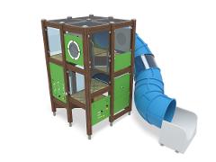 PLAY LABYRINTH & TUBE SLIDE