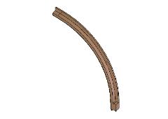 706519-603 ARCH ELEMENT 95x1005x1365 CURVED RAMP BROWN